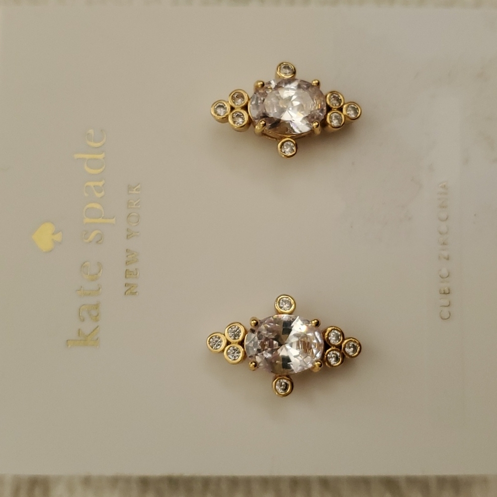 NWT Kate Spade Kate Spade cubic zirconia earings